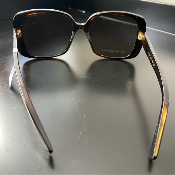 Marc Jacobs Havana Square Frame Women’s Sunglasses - Picture 5 of 7